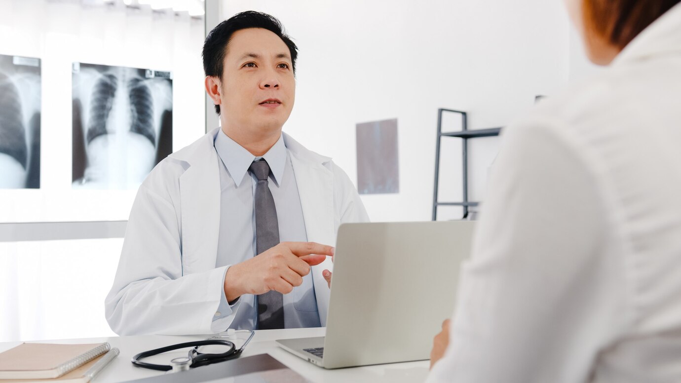 A-male-doctor-or-talking-to-a-patient-about-prostate-cancer