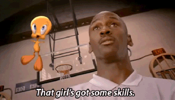 Michael Jordan says that woman has skills