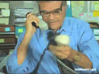 Man tries to answer several calls at once