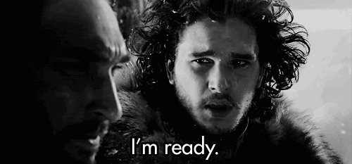 Man is ready