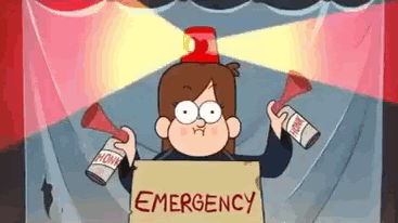 Little girl calls for an emergency