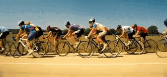 A group of cyclist