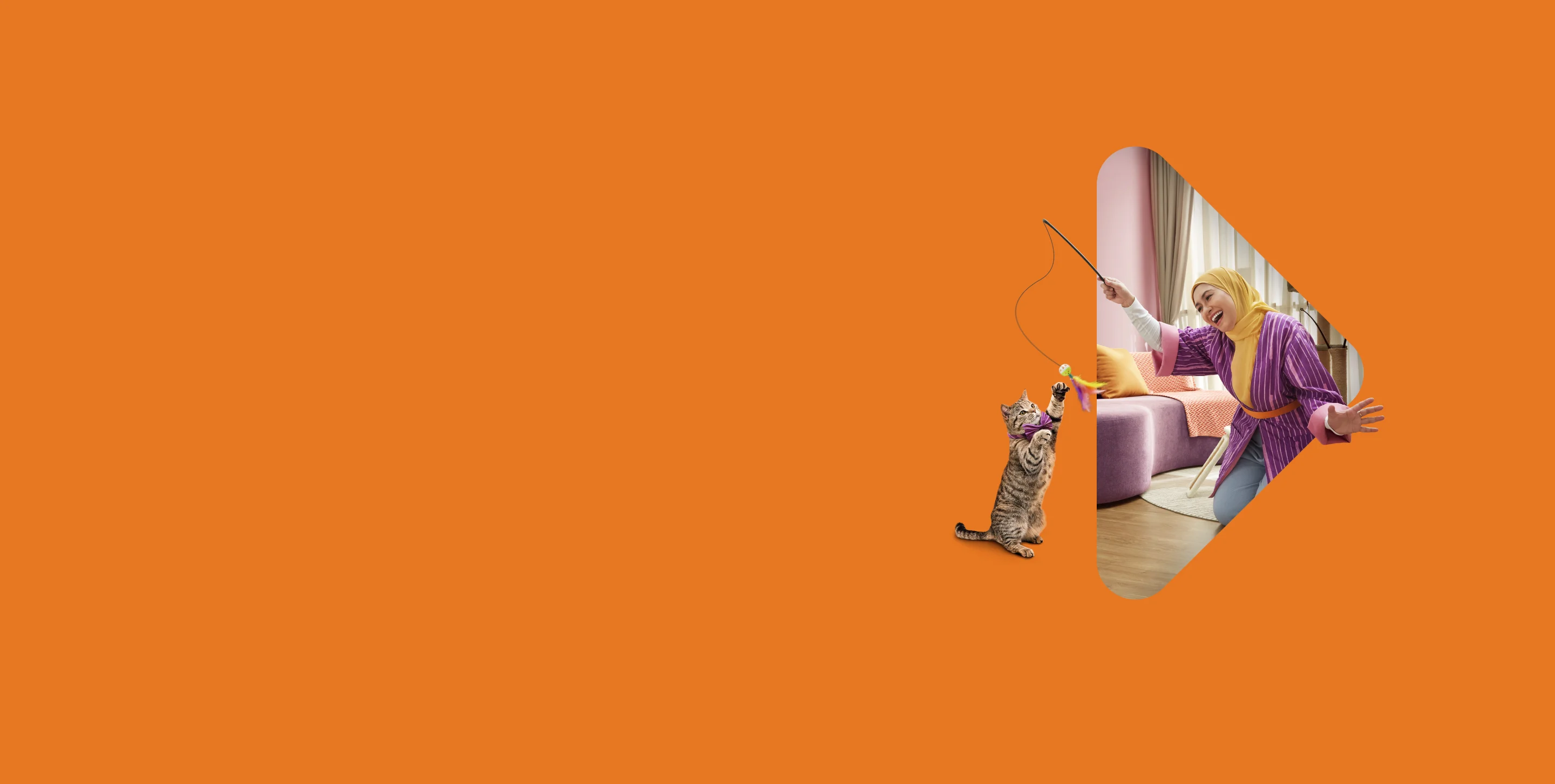 With FWD’s critical illness plans,  all you have to worry about  is keeping your furry pal happy.